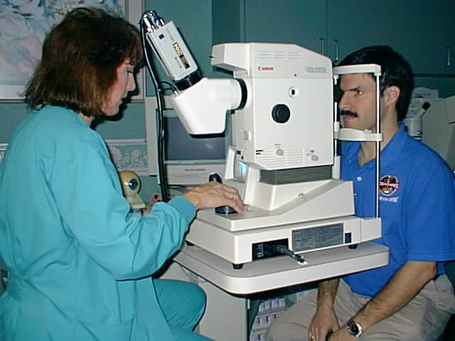 Off-site Eye Testing