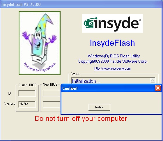 insydeflash windows bios flash utility download